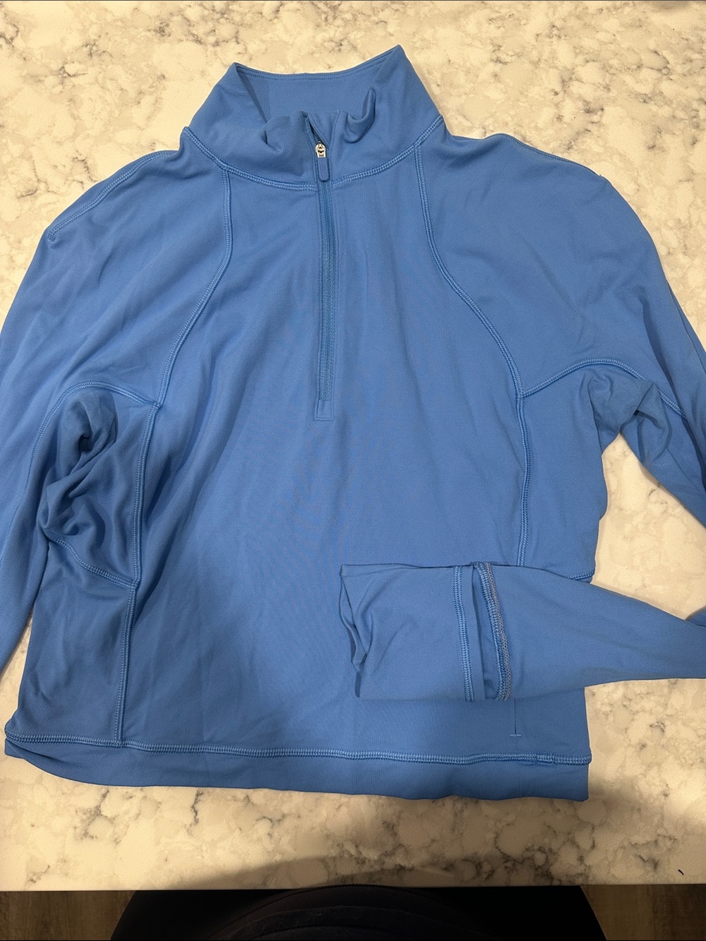 Lululemon cropped quarter zip